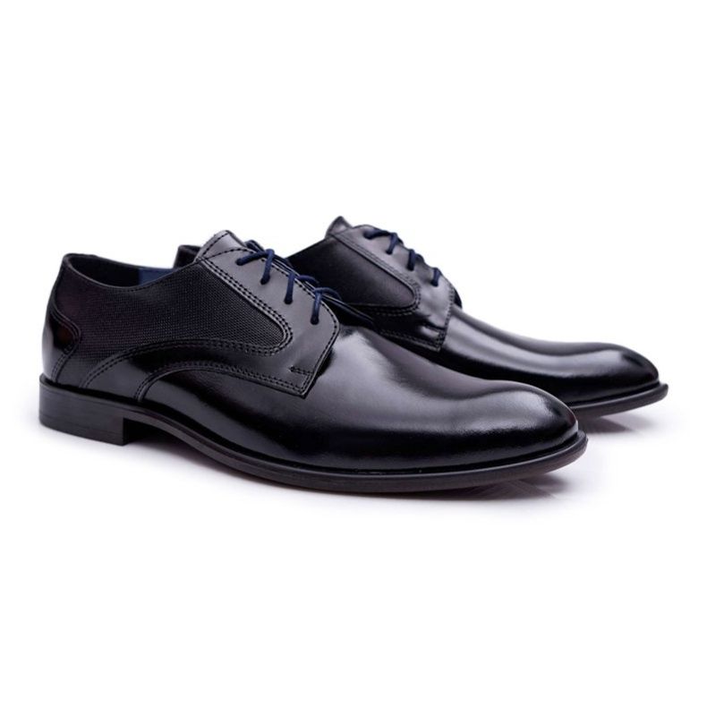 Bednarek Polish Shoes Herr Brogues Bednarek Elegant läder Svart Midas 1