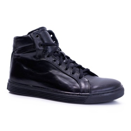 Bednarek Polish Shoes Herrskor Sneakers Bednarek Black Edys svart 1