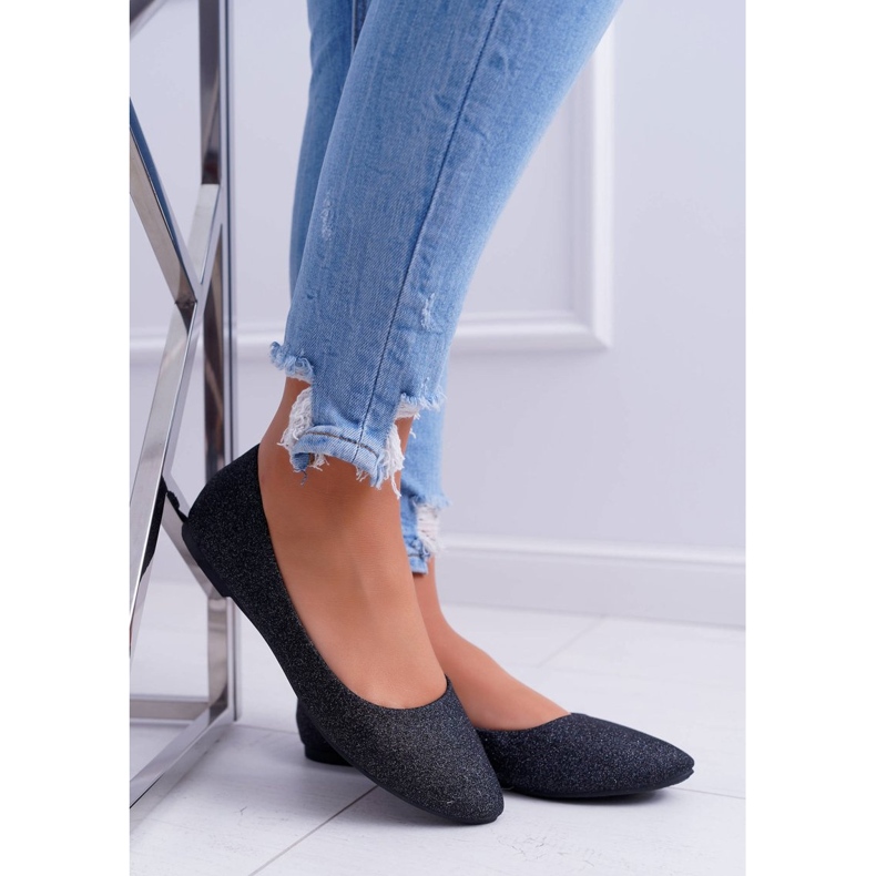 PS1 Kvinnors Ballerina Glitter Svart Fifi 2