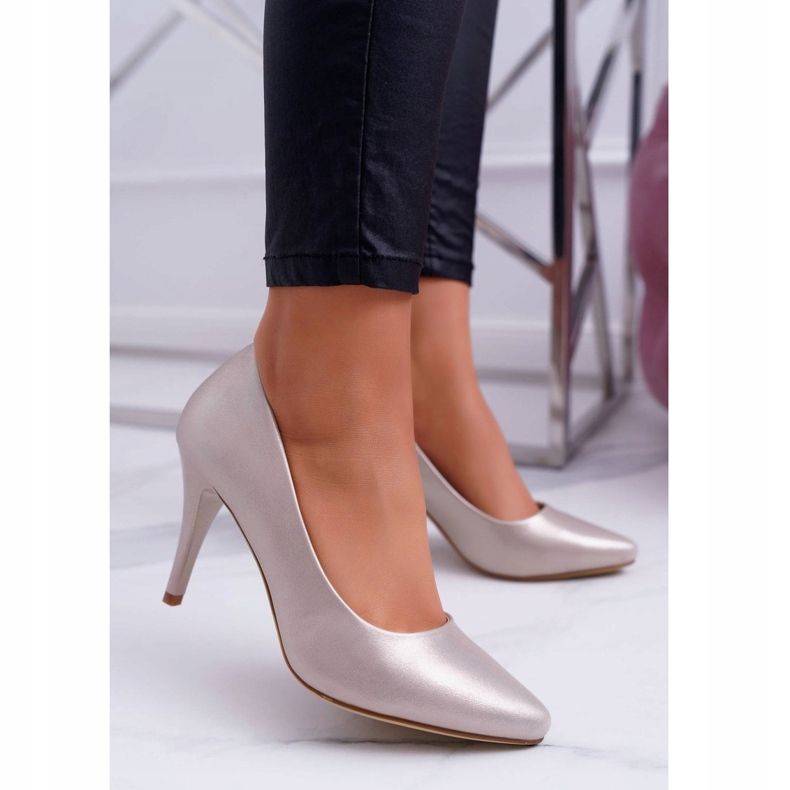 Kvinnors höga klackar Sergio Leone 1399 Golden Greca gyllene 1