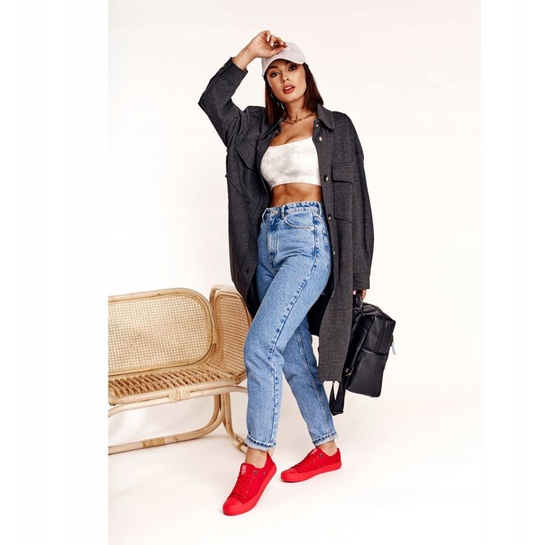 Dam Sneakers Big Star Red AA274007 röd 2