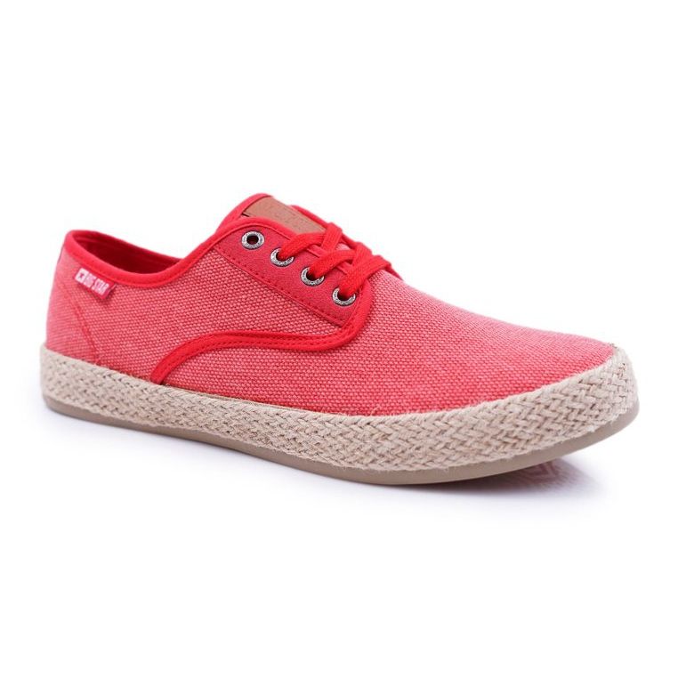 Herrskor Espadrilles Big Star Red AA174173 röd 1