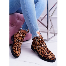 NFR Panther stövlar med utskärningar Cadenza brun 1