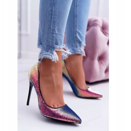 PS1 Stilettos för kvinnor Iriserande med paljetter CrazyStuff svart 1