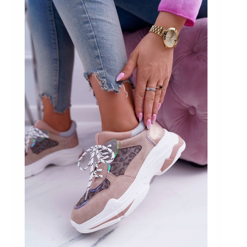 FC1 Kvinnors sportskor High Sole Pink Cabana rosa 1