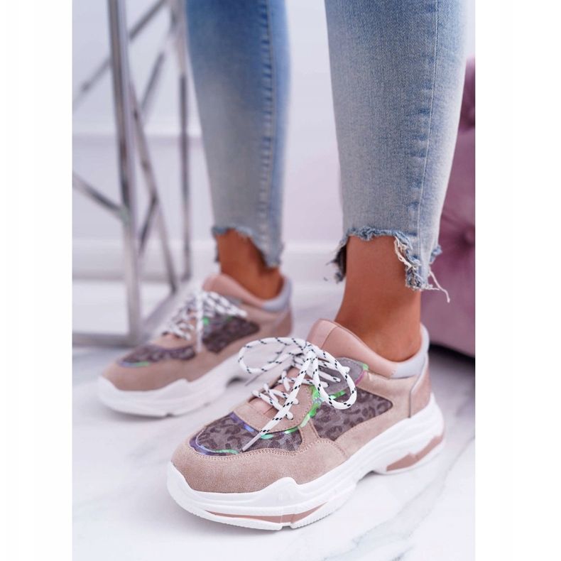 FC1 Kvinnors sportskor High Sole Pink Cabana rosa 2