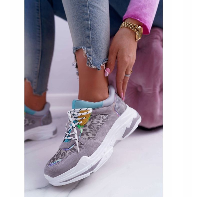 FC1 Kvinnors sportskor High Sole Gray Cabana grå 1