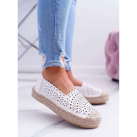 HAN Kvinnors Espadriller, Slip-on White Satisfaction vit 1
