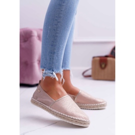 Kvinnors Espadrilles Big Star, flätad sula Beige DD274769 1