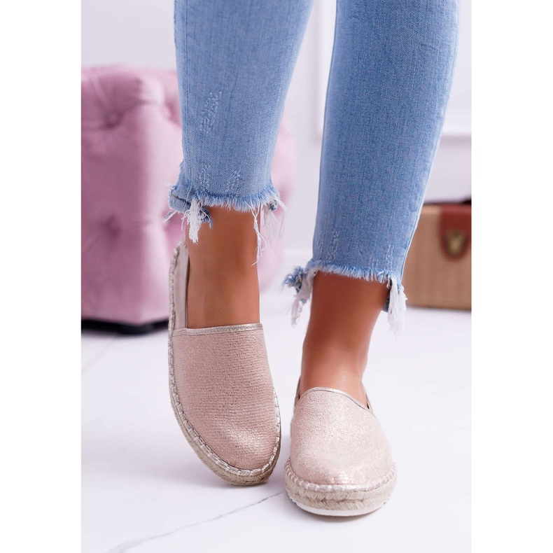 Kvinnors Espadrilles Big Star, flätad sula Beige DD274769 2