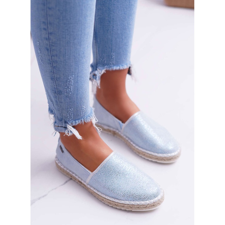 Dam Espadrilles Big Star Flätad Sula Blå DD274767 2