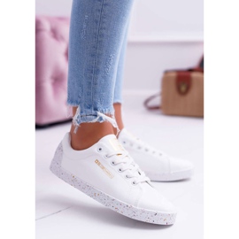 Damskor Big Star Red Star White AA274A007 vit 1