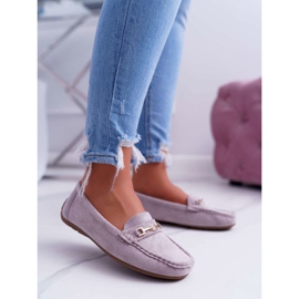 CON Dam Loafers Light Eco-mocka Lila Pink Think rosa 1