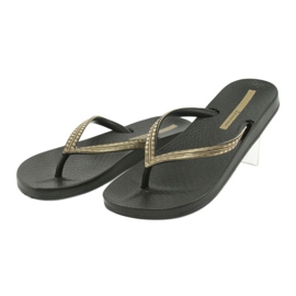 Ipanema 82763 svarta flip-flops gul 2
