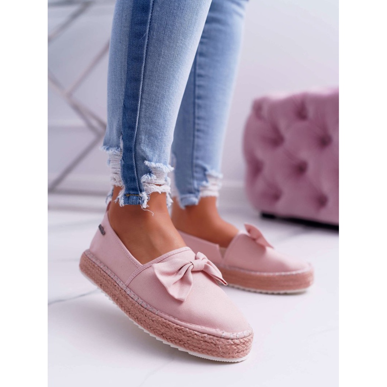 Dam Espadrilles Material Big Star Rosa DD274785 1