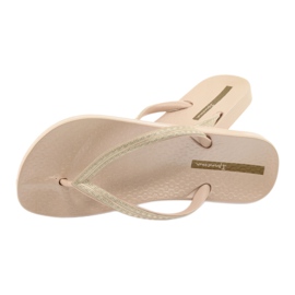 Ipanema 82763 beige flip-flops gyllene 4