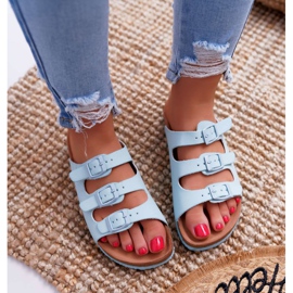 Dam Tofflor Ljusblå Big Star DD274137 2