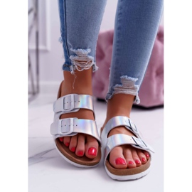 Silver Tofflor Dam Big Star DD274134 grå 2