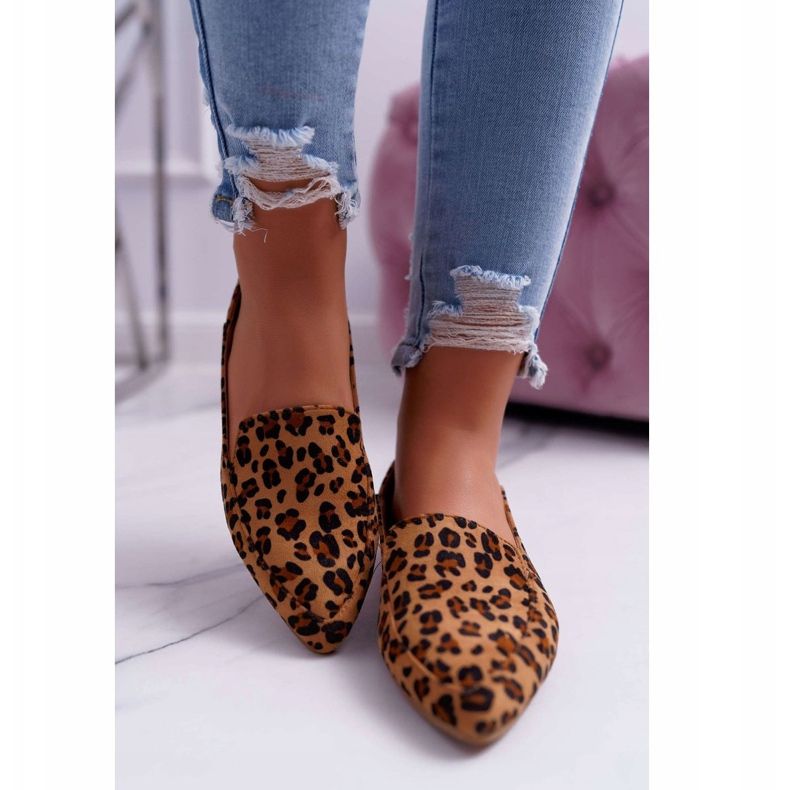 Dam Loafers Lu Boo Leopard Magnus brun 2