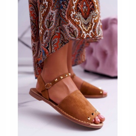 Sandaler för kvinnor Lu Boo mocka Camel Silena brun 1