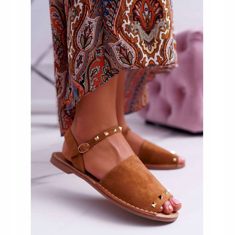 Sandaler för kvinnor Lu Boo mocka Camel Silena brun 1