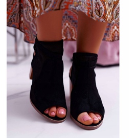 EVE Sandaler för kvinnor Mocka Svart Thido 2