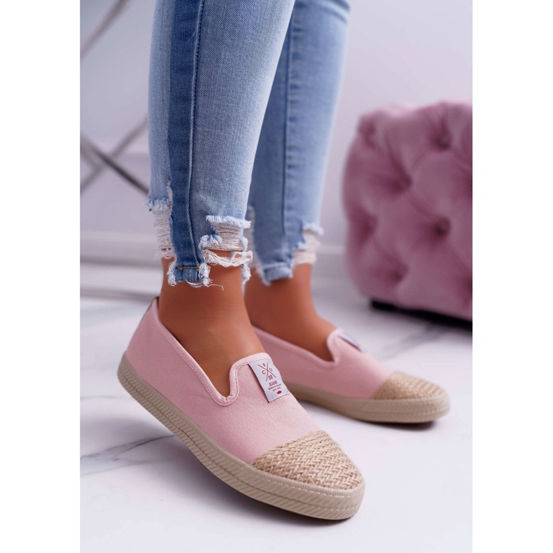 Kvinnors Espadrilles Cross Jeans Rosa DD2R4048 1