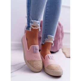 Kvinnors Espadrilles Cross Jeans Rosa DD2R4048 2
