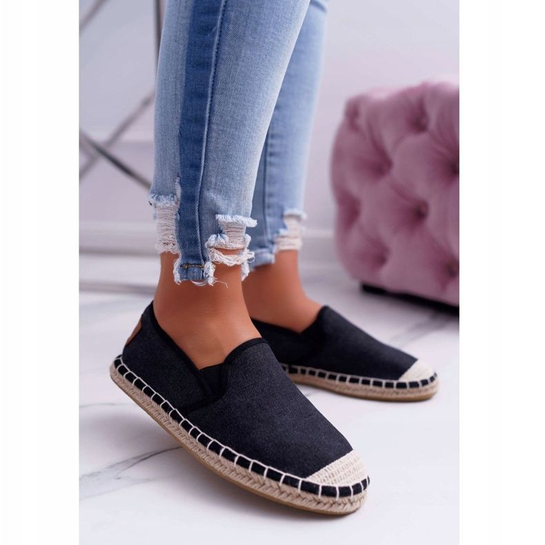 Kvinnors Espadrilles Cross Jeans Svart DD2R4106 1