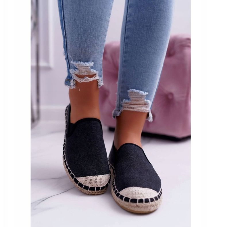 Kvinnors Espadrilles Cross Jeans Svart DD2R4106 2
