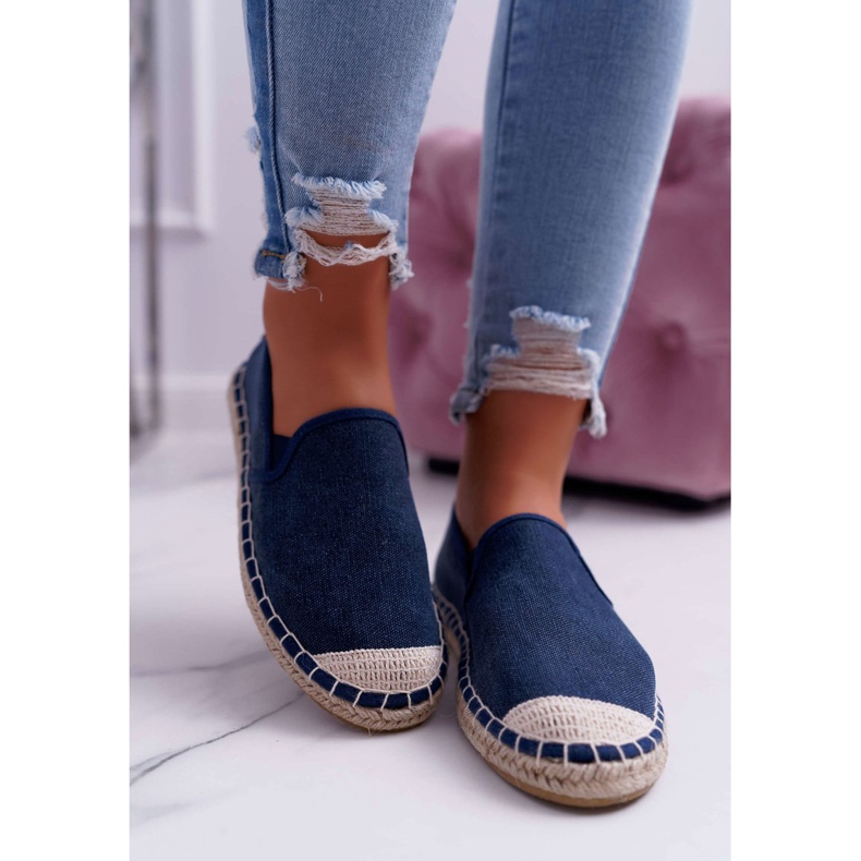 Kvinnors Espadrilles Cross Jeans Marinblå DD2R4108 2