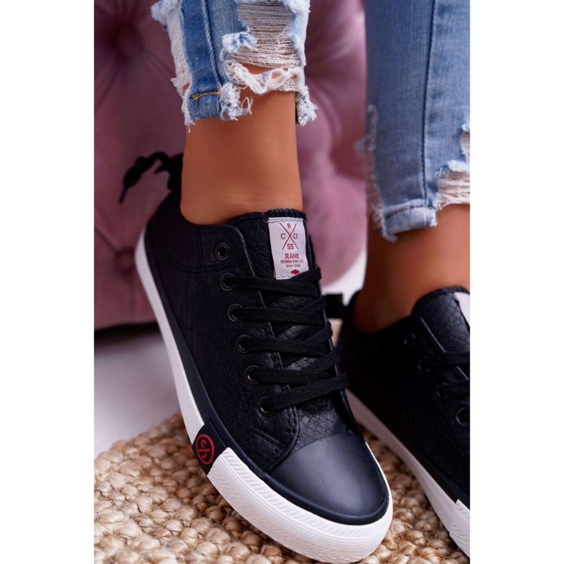 Kvinnors Sneakers Cross Jeans Svart DD2R4060 2