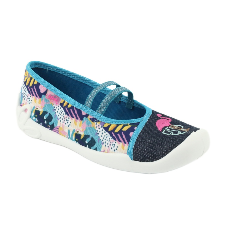Befado barnskor 116Y270 blå rosa grå mångfärgad 2