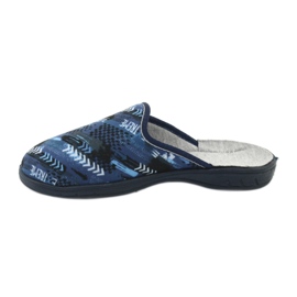 Befado -färgade barnskor 707Y402 svart marinblå blå 2