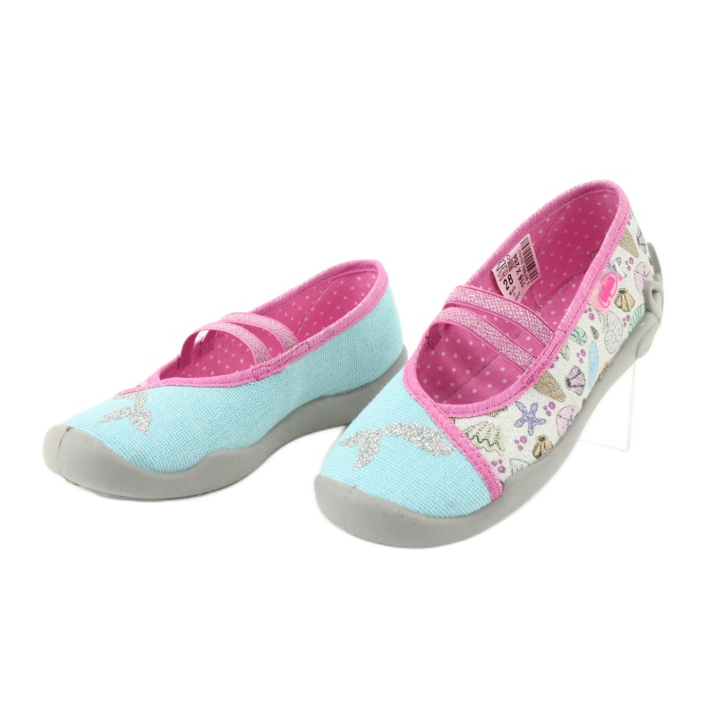 Befado barnskor 116X264 violett blå rosa grå grön gul 3