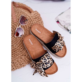 Dam tofflor Vices Black Leopard 6275 svart 1