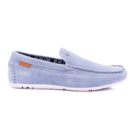 Loafers för män Big Star Blue DD174421 blå 1