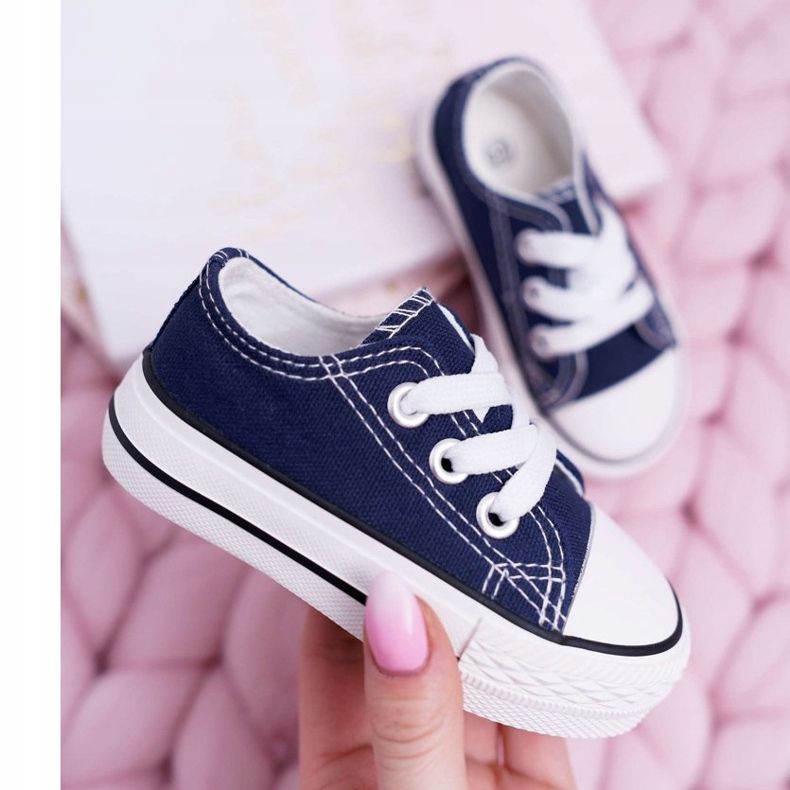 FRROCK Barnens klassiska marinblå Filemon -sneakers 2