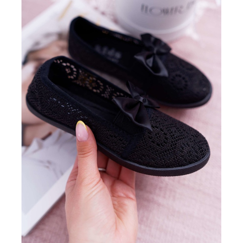 EVE Barns svarta spets Dudi sneakers 1