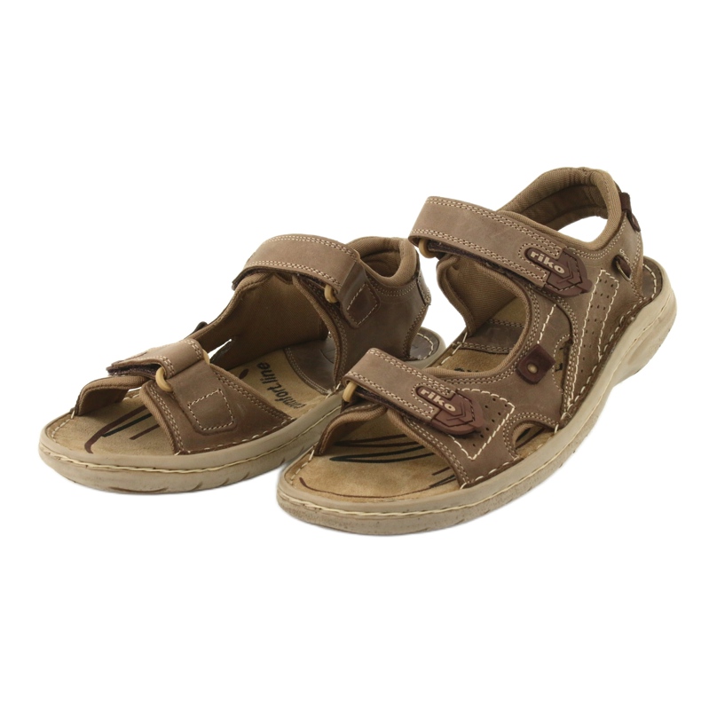 Riko 552 comfort herr sandaler beige 2