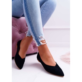 Kvinnors Ballerinas Lu Boo Openwork Black Dessert svart 1