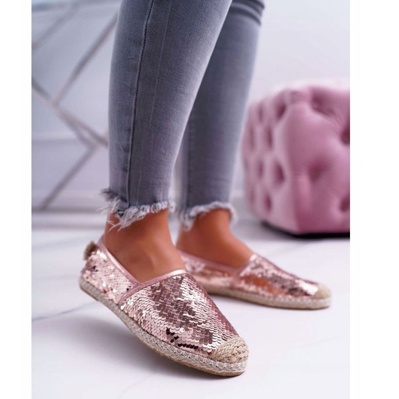 Kvinnors Espadrilles Lu Boo Rosa paljetter Destino 1