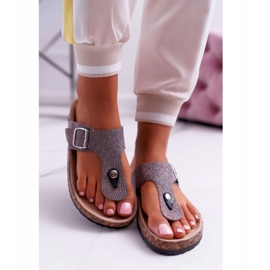 EVE Grå tofflor för kvinnor Baisan 2