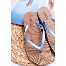 Dam Tofflor Flip-flops Big Star Blue AA274A122 blå 2