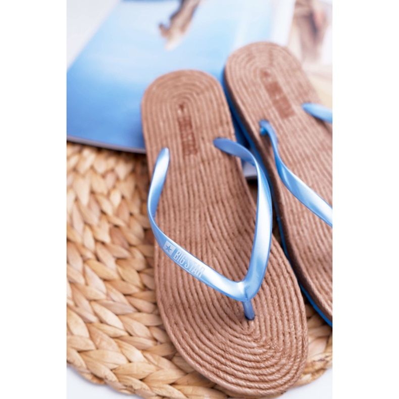 Dam Tofflor Flip-flops Big Star Blue AA274A122 blå 2