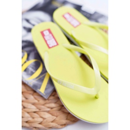 Dam Tofflor Flip-flops Big Star Neon Lime AA274A129 grön 2