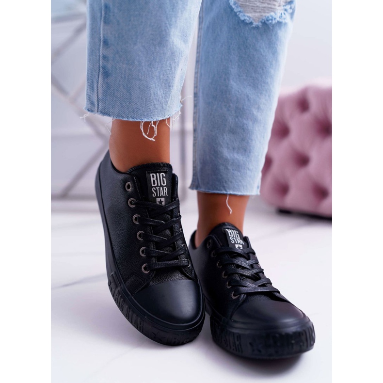 Dam Sneakers Big Star Black EE274247 svart 2