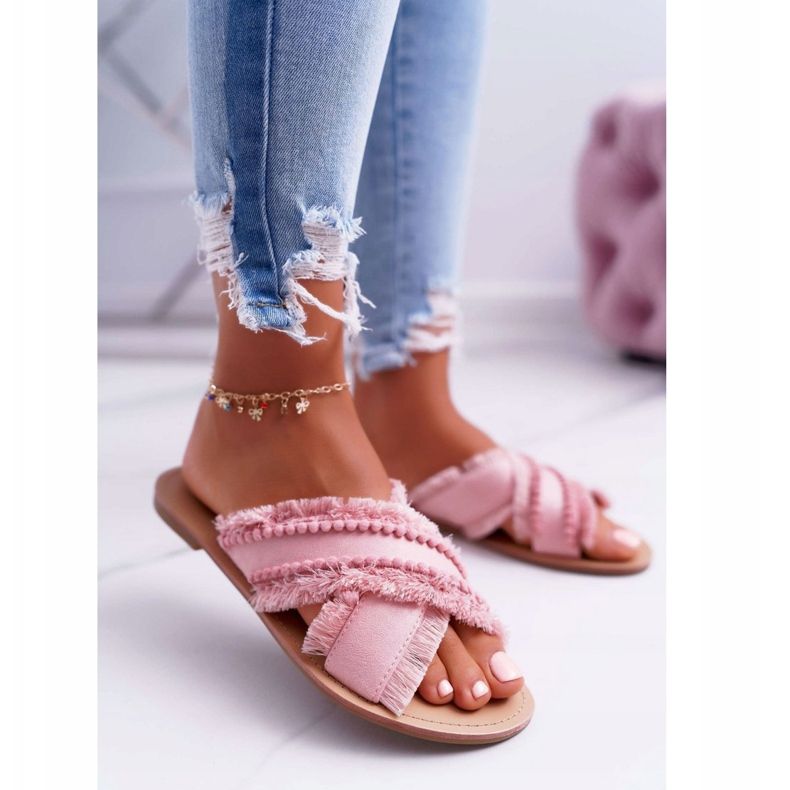 Dam Material Tofflor Vices 7269 Rosa Jamen 1