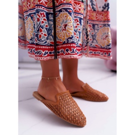 Eleganta damtofflor Brown Vices 3301 brun 1