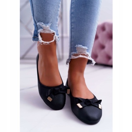 EVE Eleganta kvinnors svarta Ballerinas LaDonna 2